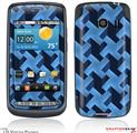 LG Vortex Skin Retro Houndstooth Blue