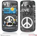 LG Vortex Skin Love and Peace Gray