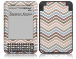 Zig Zag Colors 03 - Decal Style Skin fits Amazon Kindle 3 Keyboard (with 6 inch display)