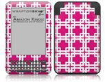 Boxed Fushia Hot Pink - Decal Style Skin fits Amazon Kindle 3 Keyboard (with 6 inch display)