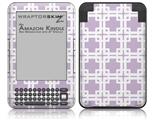 Boxed Lavender - Decal Style Skin fits Amazon Kindle 3 Keyboard (with 6 inch display)