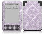 Wavey Lavender - Decal Style Skin fits Amazon Kindle 3 Keyboard (with 6 inch display)