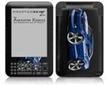 2010 Camaro RS Blue - Decal Style Skin fits Amazon Kindle 3 Keyboard (with 6 inch display)