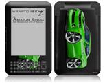 2010 Camaro RS Green - Decal Style Skin fits Amazon Kindle 3 Keyboard (with 6 inch display)