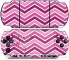 Sony PSP 3000 Decal Style Skin - Zig Zag Pinks