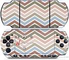 Sony PSP 3000 Decal Style Skin - Zig Zag Colors 03