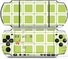 Sony PSP 3000 Decal Style Skin - Squared Sage Green