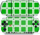 Sony PSP 3000 Decal Style Skin - Squared Green