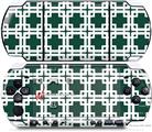 Sony PSP 3000 Decal Style Skin - Boxed Hunter Green