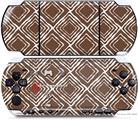 Sony PSP 3000 Decal Style Skin - Wavey Chocolate Brown