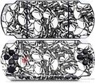 Sony PSP 3000 Decal Style Skin - Scattered Skulls White