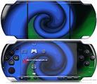 Sony PSP 3000 Decal Style Skin - Alecias Swirl 01 Blue