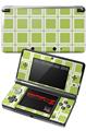 Nintendo 3DS Decal Style Skin - Squared Sage Green