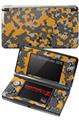 Nintendo 3DS Decal Style Skin - WraptorCamo Old School Camouflage Camo Orange