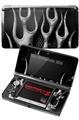 Nintendo 3DS Decal Style Skin - Metal Flames Chrome