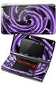 Nintendo 3DS Decal Style Skin - Alecias Swirl 02 Purple