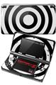 Nintendo 3DS Decal Style Skin - Bullseye Black and White
