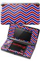 Nintendo 3DS Decal Style Skin - Zig Zag Red White and Blue