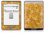 Triangle Mosaic Orange - Decal Style Skin (fits 4th Gen Kindle with 6inch display and no keyboard)