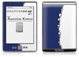 Ripped Colors Blue White - Decal Style Skin (fits 4th Gen Kindle with 6inch display and no keyboard)
