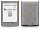 Anchors Away Gray - Decal Style Skin (fits 4th Gen Kindle with 6inch display and no keyboard)