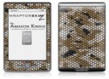 HEX Mesh Camo 01 Tan - Decal Style Skin (fits 4th Gen Kindle with 6inch display and no keyboard)