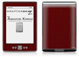 Carbon Fiber Red - Decal Style Skin (fits 4th Gen Kindle with 6inch display and no keyboard)