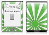Rising Sun Japanese Flag Green - Decal Style Skin (fits 4th Gen Kindle with 6inch display and no keyboard)