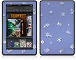 Amazon Kindle Fire (Original) Decal Style Skin - Snowflakes