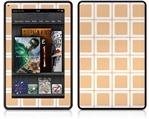 Amazon Kindle Fire (Original) Decal Style Skin - Squared Peach