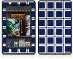 Amazon Kindle Fire (Original) Decal Style Skin - Squared Navy Blue