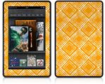 Amazon Kindle Fire (Original) Decal Style Skin - Wavey Orange