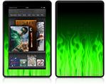 Amazon Kindle Fire (Original) Decal Style Skin - Fire Green