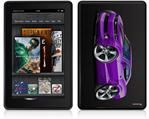 Amazon Kindle Fire (Original) Decal Style Skin - 2010 Camaro RS Purple