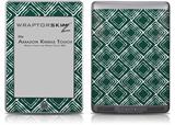 Wavey Hunter Green - Decal Style Skin (fits Amazon Kindle Touch Skin)