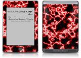 Electrify Red - Decal Style Skin (fits Amazon Kindle Touch Skin)