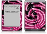 Alecias Swirl 02 Hot Pink - Decal Style Skin (fits Amazon Kindle Touch Skin)