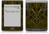 Abstract 01 Yellow - Decal Style Skin (fits Amazon Kindle Touch Skin)
