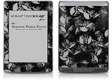Skulls Confetti White - Decal Style Skin (fits Amazon Kindle Touch Skin)