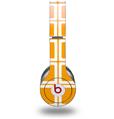 Skin Decal Wrap works with Original Beats Solo HD Headphones Squared Orange Skin Only (HEADPHONES NOT INCLUDED)