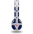 Skin Decal Wrap works with Original Beats Solo HD Headphones Squared Navy Blue Skin Only (HEADPHONES NOT INCLUDED)