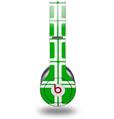 Skin Decal Wrap works with Original Beats Solo HD Headphones Squared Green Skin Only (HEADPHONES NOT INCLUDED)