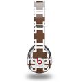 Skin Decal Wrap works with Original Beats Solo HD Headphones Boxed Chocolate Brown Skin Only (HEADPHONES NOT INCLUDED)