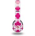 Skin Decal Wrap works with Original Beats Solo HD Headphones Boxed Fushia Hot Pink Skin Only (HEADPHONES NOT INCLUDED)
