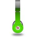 Skin Decal Wrap works with Original Beats Solo HD Headphones Smooth Fades Green Black Skin Only (HEADPHONES NOT INCLUDED)