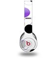 Skin Decal Wrap works with Original Beats Solo HD Headphones Lots of Dots Purple on White Skin Only (HEADPHONES NOT INCLUDED)