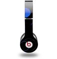 Skin Decal Wrap works with Original Beats Solo HD Headphones Lots of Dots Blue on Black Skin Only (HEADPHONES NOT INCLUDED)