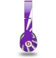 Skin Decal Wrap works with Original Beats Solo HD Headphones Rising Sun Japanese Flag Purple Skin Only (HEADPHONES NOT INCLUDED)