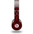 Skin Decal Wrap works with Original Beats Solo HD Headphones Abstract 01 Red Skin Only (HEADPHONES NOT INCLUDED)