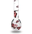 Skin Decal Wrap works with Original Beats Solo HD Headphones Butterflies Pink Skin Only (HEADPHONES NOT INCLUDED)